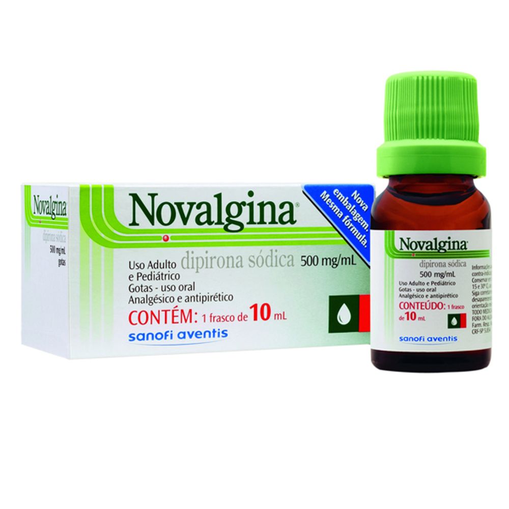 Novalgina 500Mg/Ml Solução Oral Com 10 Ml | Drogafuji - Drogafuji