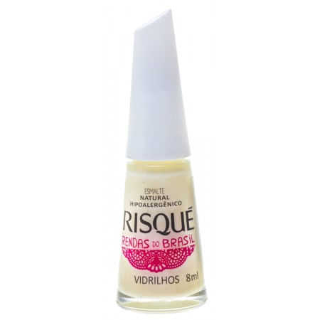 Esmalte Risque Natural Rendas Do Brasil Vidrilhos Com 8 Ml