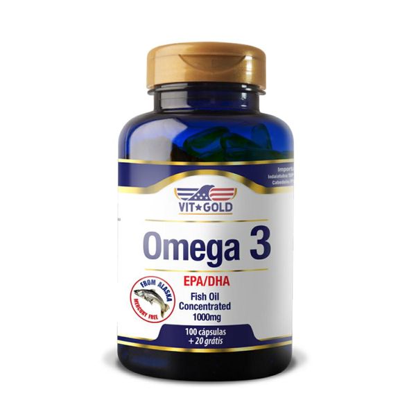 Vit-Gold Omega-3 100 Cápsulas