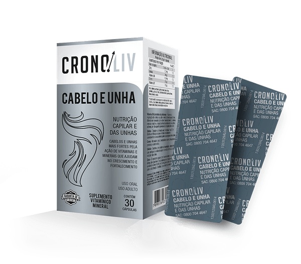 Cronoliv Cabelos E Unhas 30Cap