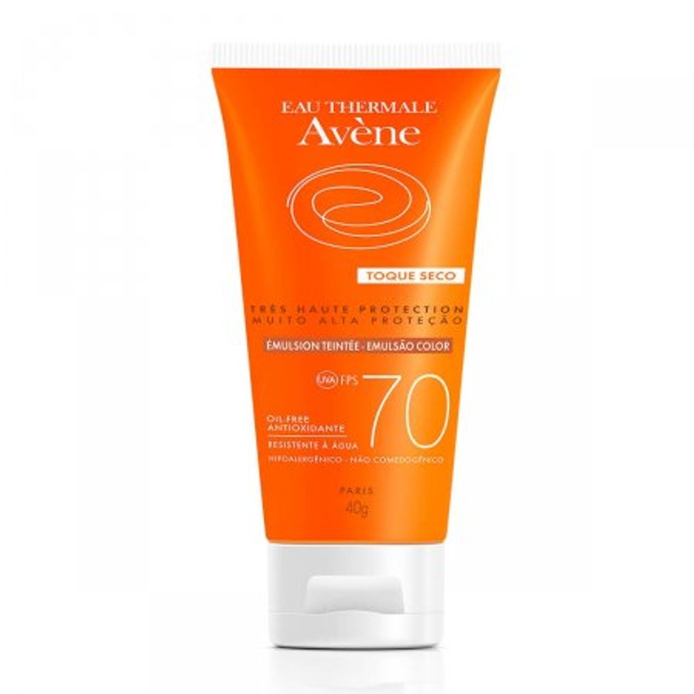 Protetor Solar Avène Toque Seco Cor Fps 70 50ml 