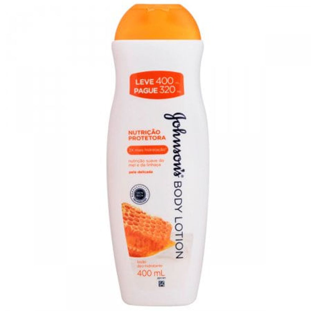 Loção DeoHidratante Johnson'S Body Lotion Nutrição Protetora 400Ml