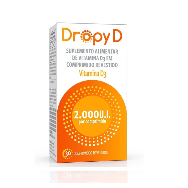 Vitamina D Dropy D 2.000UI 30 Comprimidos