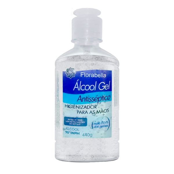 Álcool Em Gel Florabella Para Mãos 440g