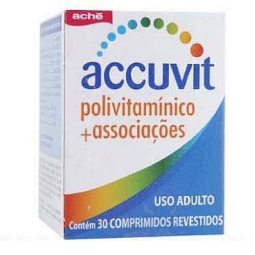 Accuvit Caixa Com 30 Comprimidos Revestidos