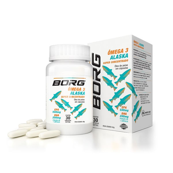 Borg Omega 3 Alaska 30 Cápsulas