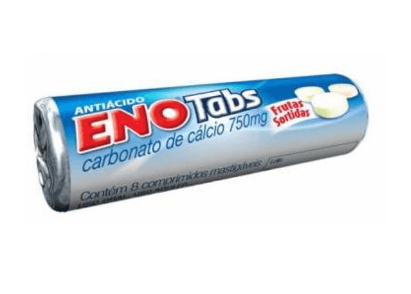 Eno Tabs Com 8 Pastilhas Mastigáveis