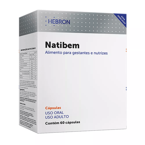 Natibem Frasco Com 60 Cápsulas