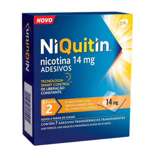 Niquitin Adesivos 14Mg Com 7 Adesivos