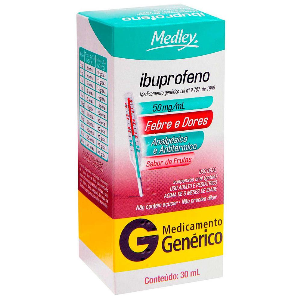 Ibuprofeno - Medley 50Mg/Ml Suspensão Frasco Gotejador Com 30Ml