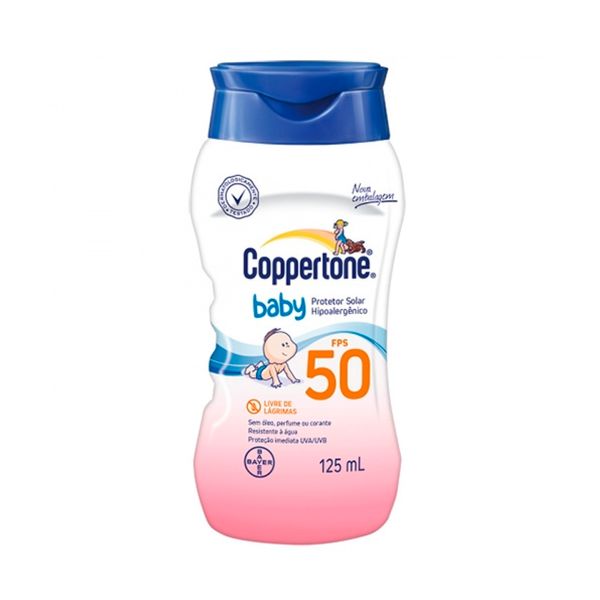 Protetor Solar Coppertone Infantil Loção Babies Fps 50 125M L