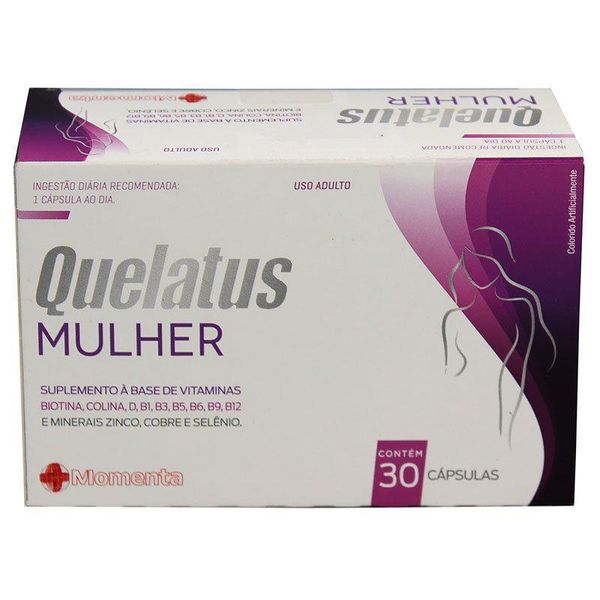Quelatus Mulher Com 30 Cápsulas
