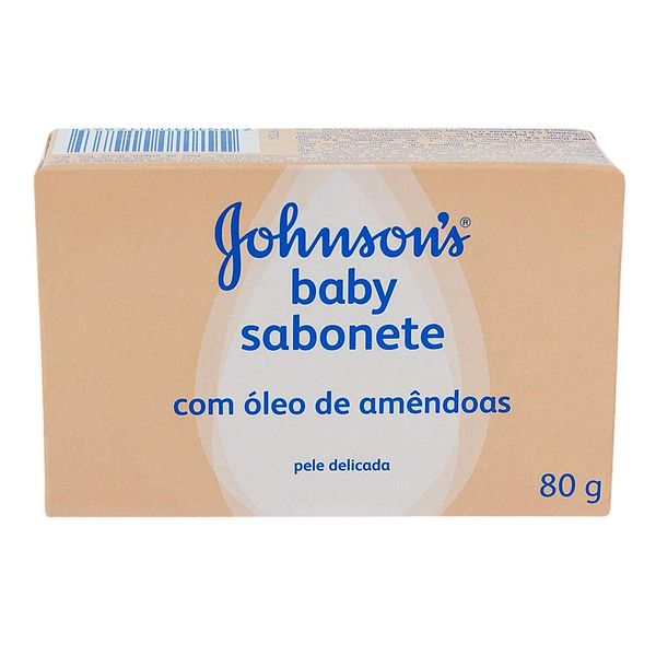 Sabonete em Barra JOHNSON’S<sup>®</sup> Baby Óleo de Amêndoas 80 g