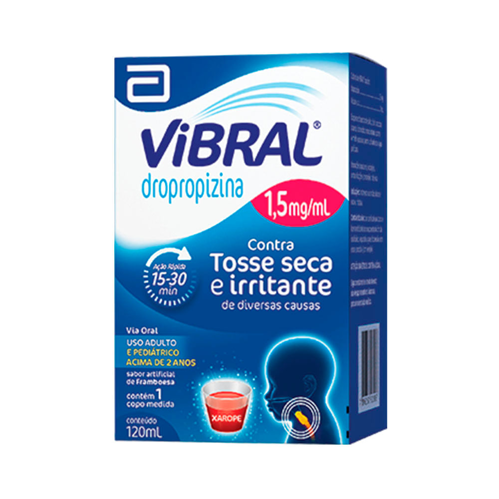 Vibral Xarope Pediátrico Com 120 Ml Drogafuji drogafuji