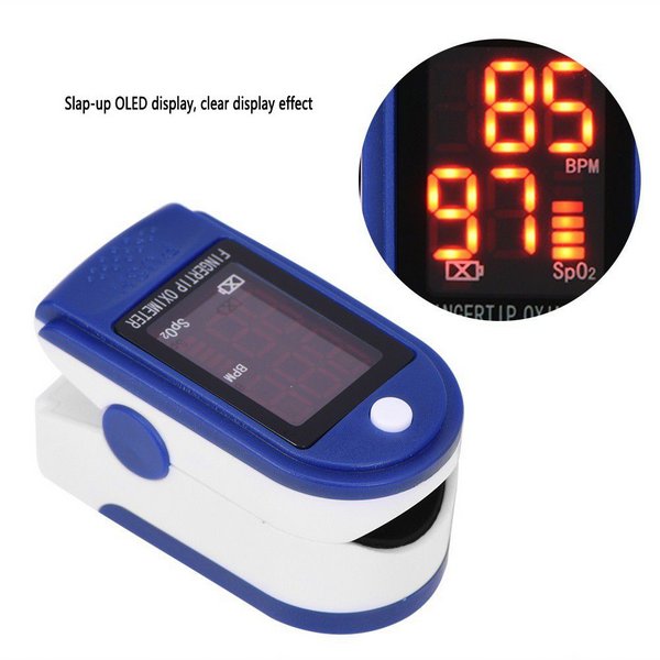 Oxímetro De Dedo Display Led - Medidor Saturação De Oxigênio - EC1
