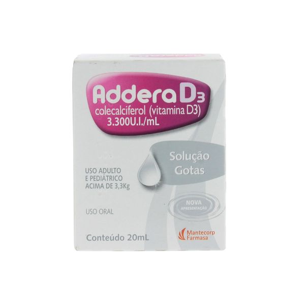 Addera D3 3.300Ui/Ml Sol Oral Gotas 20Ml