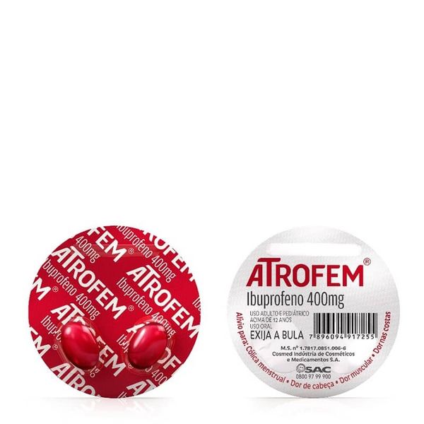 Atrofem 400Mg 2 Cápsulas