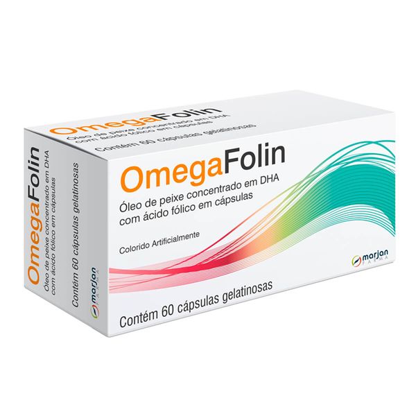 Omegafolin 250Mg + 200Mcg Frasco Com 60 Cápsulas