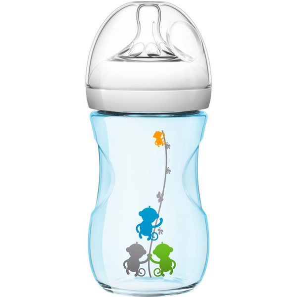 Avent Mamadeira Petala Az/Macacos 260Ml Ref621/17