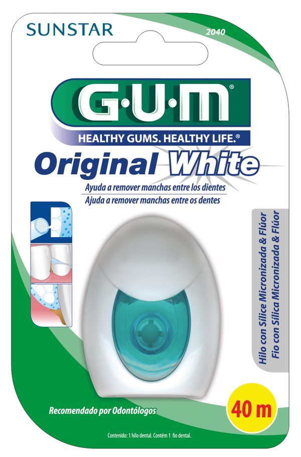 Gum Fio Dental Orig. White C/40M