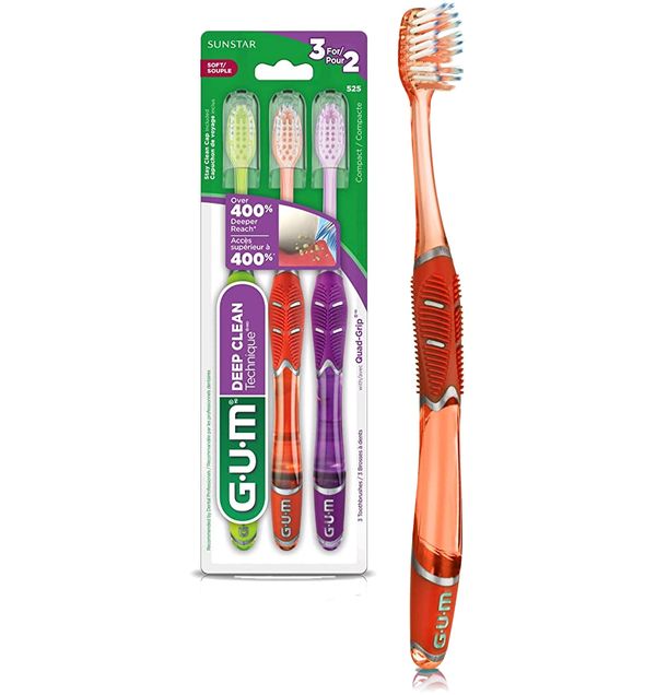 Pack Escova Dental Macia Gum Technique Leve 3 Pague 2