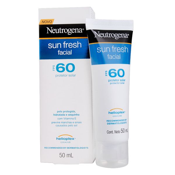 Protetor Solar NEUTROGENA<sup>®</sup> Sun Fresh Facial FPS 60 50g