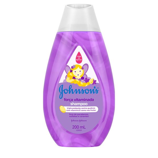 Shampoo JOHNSON'S Força Vitaminada 200ml