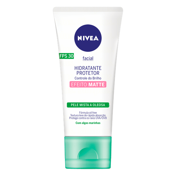 Hidratante Protetor Efeito Matte Facial FPS 30 Nivea Bisnaga 50g
