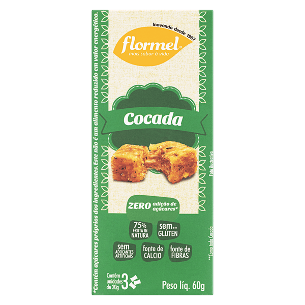Cocada Diet Flormel 20g