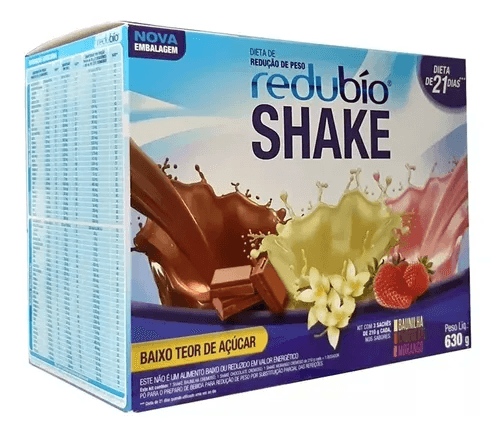 Kit Redubio Shake 3 Sabores Chocolate, Morango E Baunilha 3 Sabores: Baunilha Chocolate E Morango