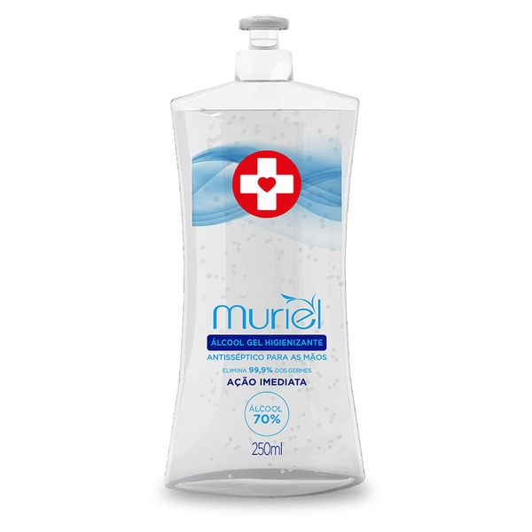 Álcool Gel 70% Antisséptico Muriel 250 Ml