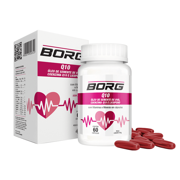 Suplemento Borg Q10 60 Cápsulas