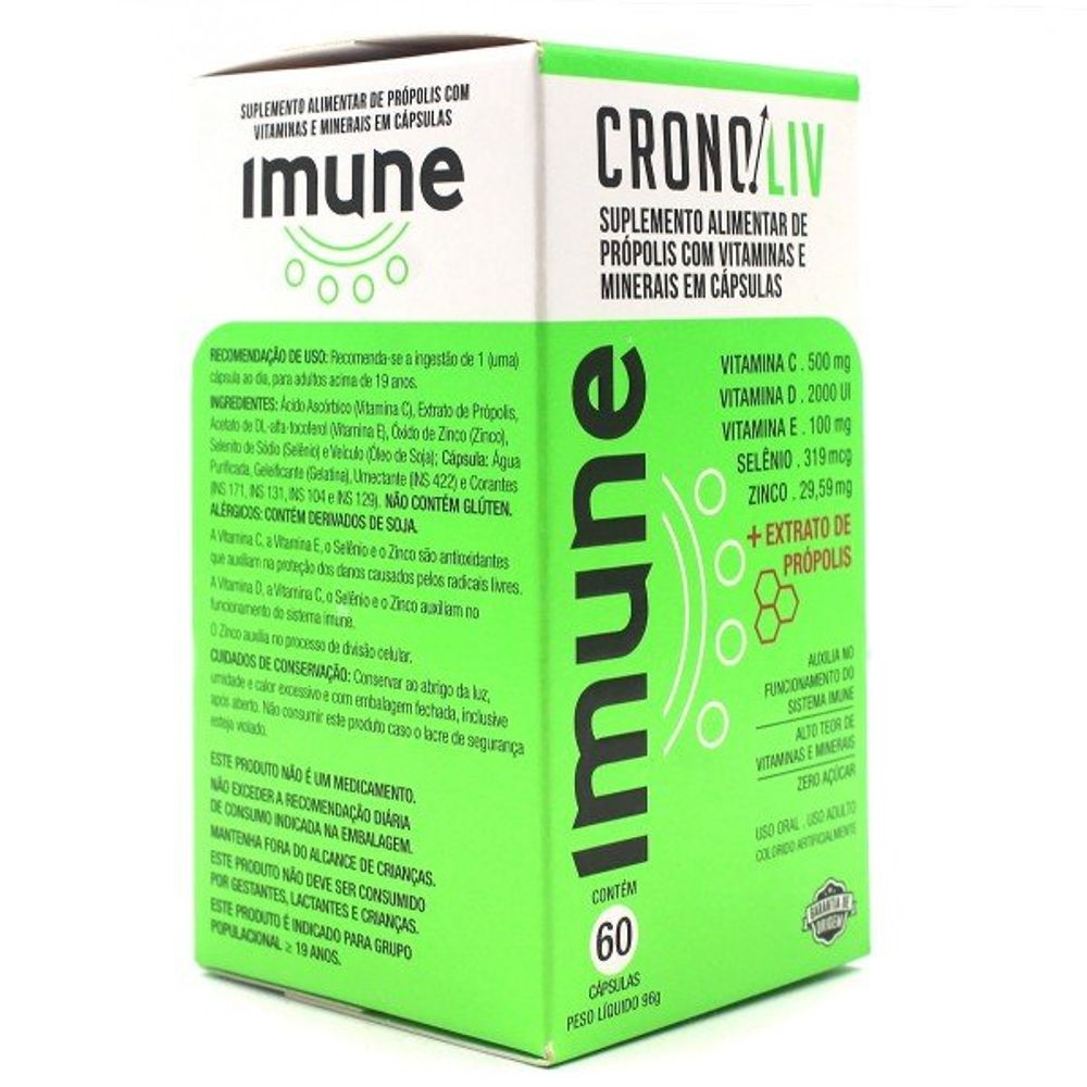 Cronoliv Imune 60 C psulas Drogafuji Drogafuji