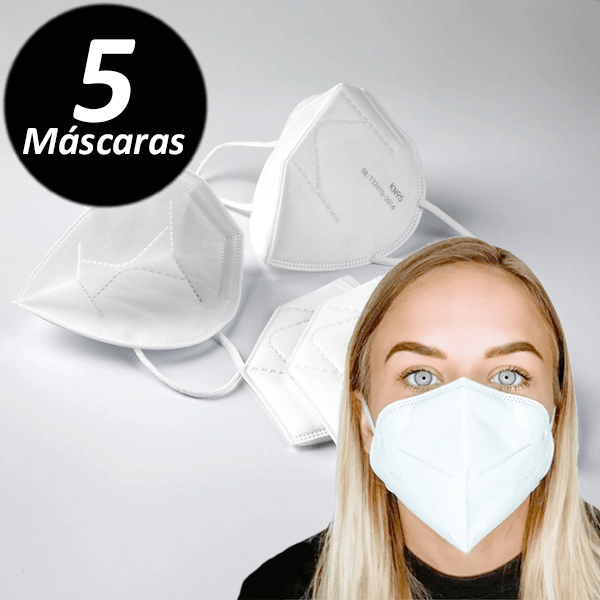 Máscara Kn95 Caixa Com 5 Unidades Fine Feel