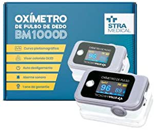 Oxímetro de dedo Oled | Medidor Saturação de Oxigênio - Stra Medical