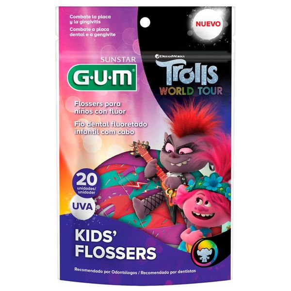 Gum Flosser Trolls C/20 unidades