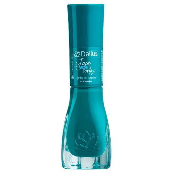 Esmalte Cremoso Dailus Grilo Da Sorte Verde Faça Sua Sorte 8ml