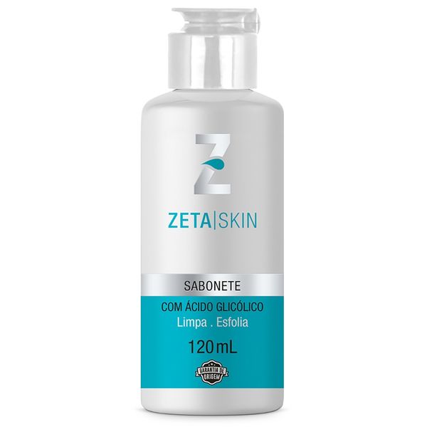 Sabonete Líquido com Ácido Glicólico 120ml Zeta Skin