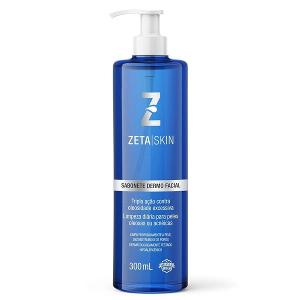 Sabonete Dermo Facial 300ml Zeta Skin