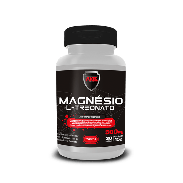 Magnésio L-Treonato 500mg 30 cápsulas