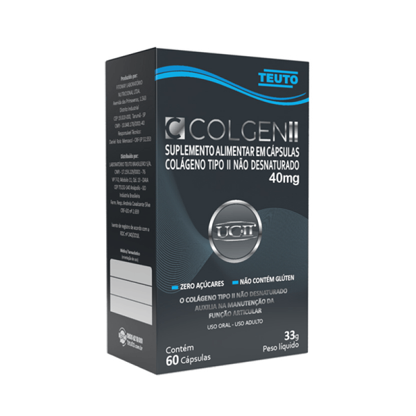Suplemento Colgen II 40mg 60 cápsulas Teuto