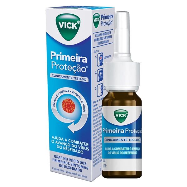 Vick Primeira proteção frasco com 15ml