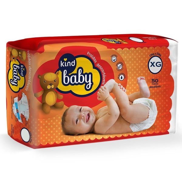 Fralda Kind Baby Jumbo Xg 50