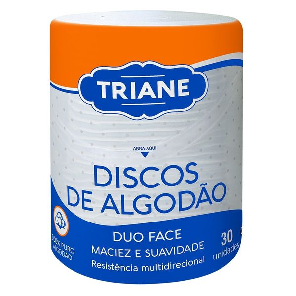 Triane Algodao Disco 30Un