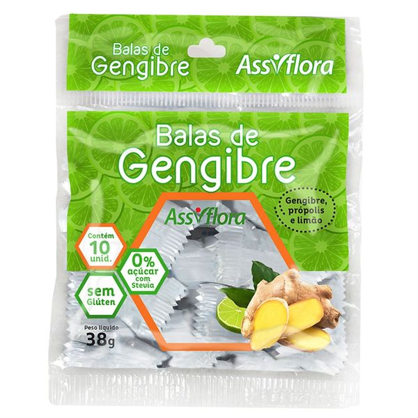 Assiflora Bala Geng.Prop.Lim.Zero Acucar C/Stevia