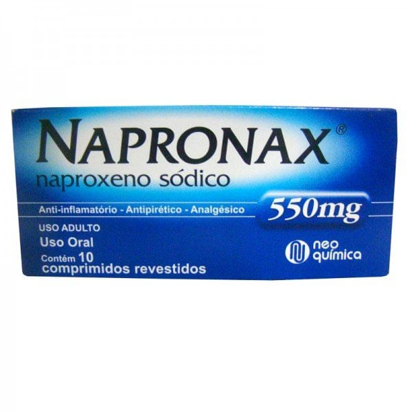 Napronax 550mg 10 Comprimidos Neo Química
