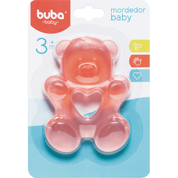 Buba 5226 Mordedor Agua Ursinho Cores