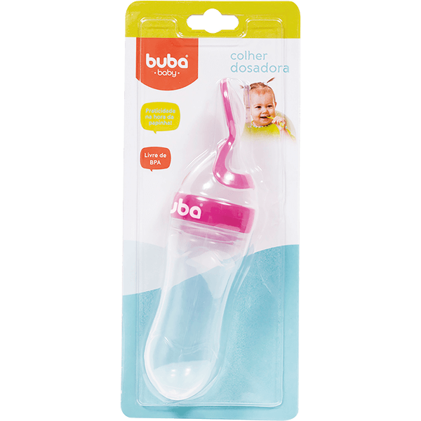 Buba Colher Dosadora Rosa