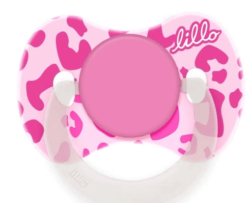 Chupeta Lillo Funny Ortodôntica Estampada Rosa Ref-604930