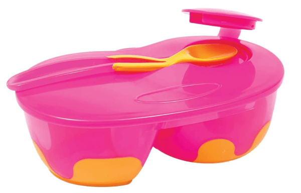 Kit Refeição Com Divisória Rosa BUBA